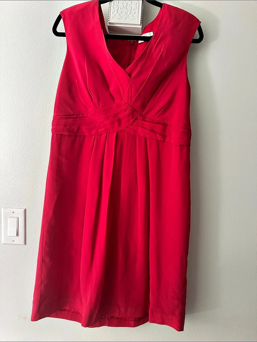 Boden Silk Midi Dress in Pink Size 10